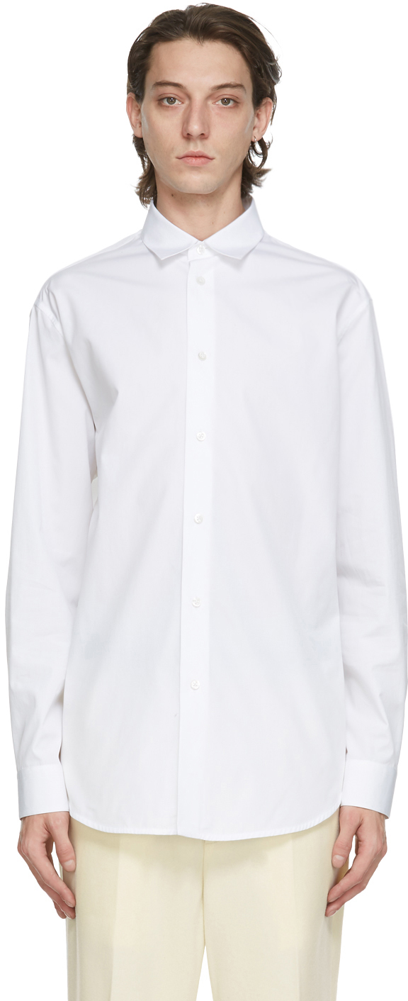 Jil Sander: White Essential Shirt | SSENSE