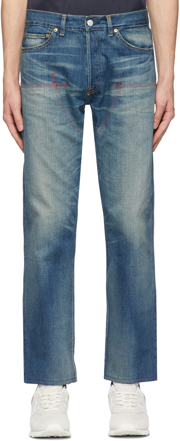Junya Watanabe: Blue Levi's Edition '66 Customized 501 Jeans | SSENSE