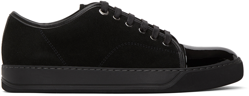 lanvin dbb1 suede calfskin sneaker