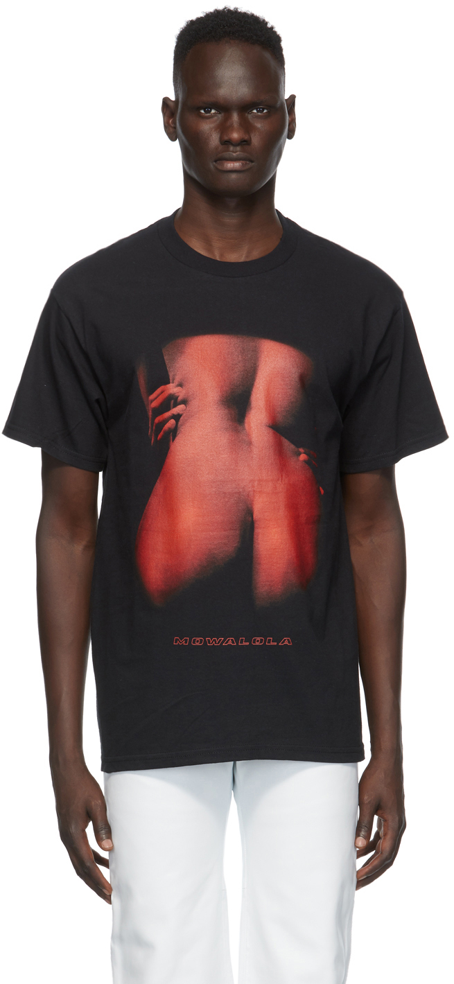 Mowalola: Black Heat T-Shirt | SSENSE