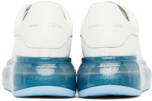 Blue glitter alexander mcqueen on sale sneakers