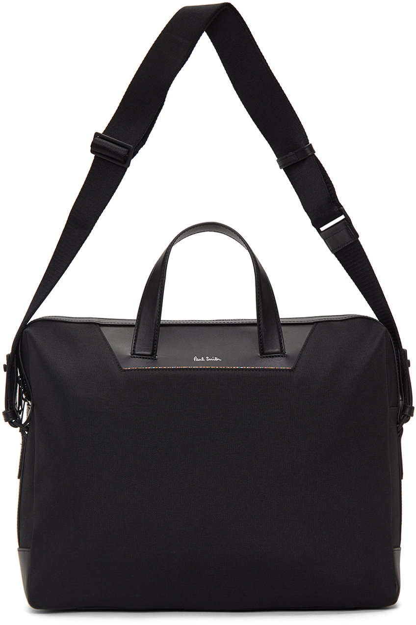 black canvas briefcase