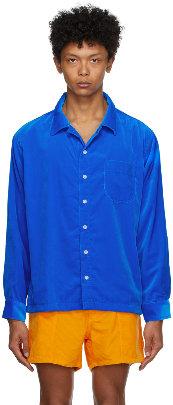 Blue Velvet Shirt