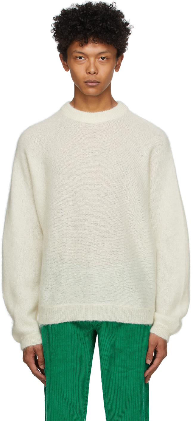 mohair white sweater