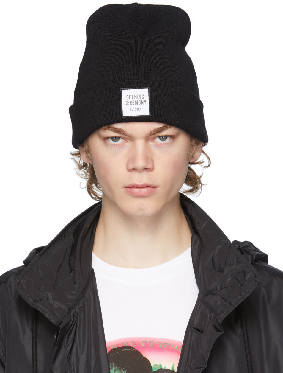 opening ceremony black beanie