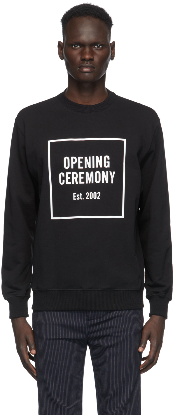 Opening Ceremony Black Box Logo Sweatshirt