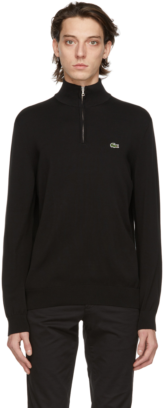lacoste black sweatshirt