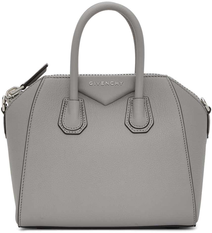 Givenchy Grey Mini Antigona Bag
