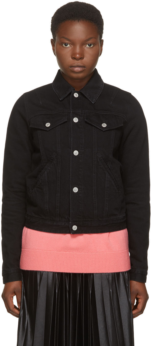 givenchy black denim jacket