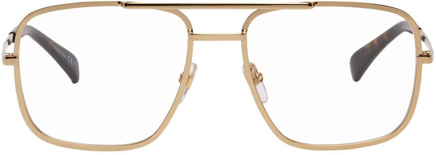 Givenchy: Gold GV 0098 Glasses | SSENSE 