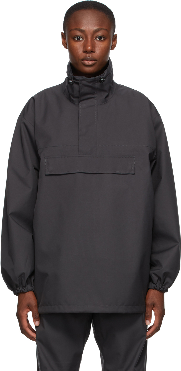 GR10K: Grey Gore-Tex® Smock Jacket | SSENSE UK