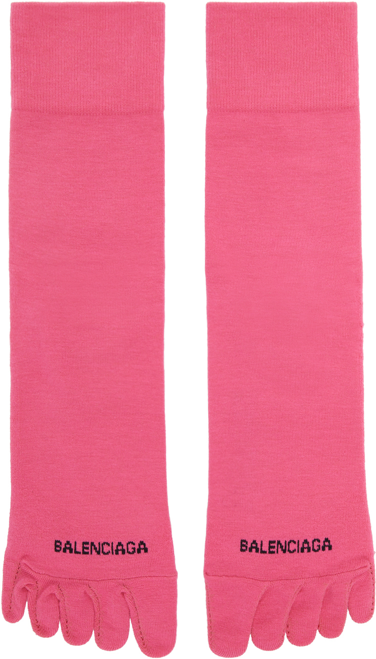 balenciaga chaussette rose