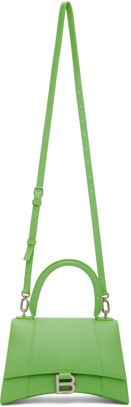 balenciaga hourglass bag green