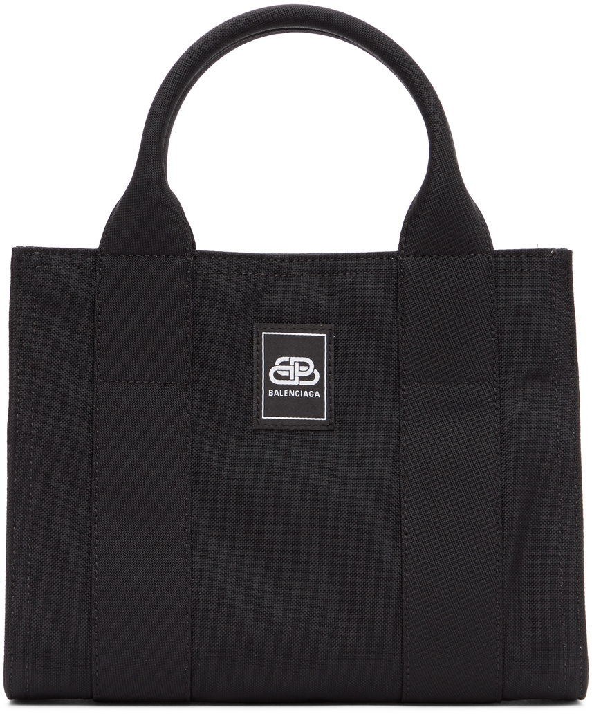 Balenciaga Black XS Trade East-West Tote Bag