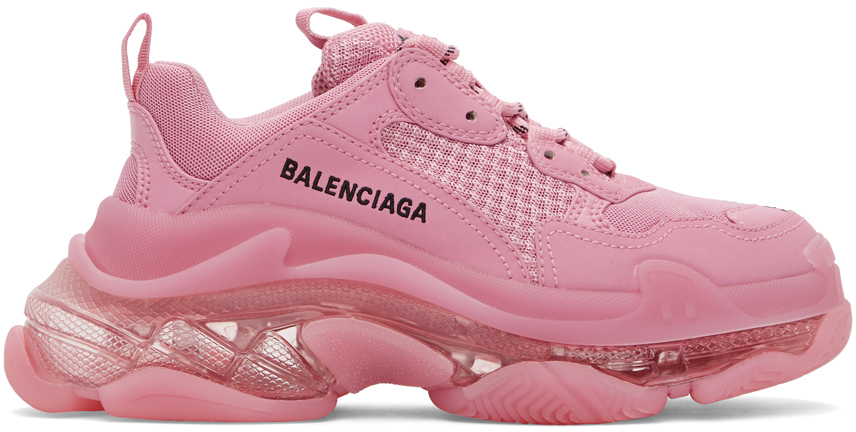 balenciaga basket rose