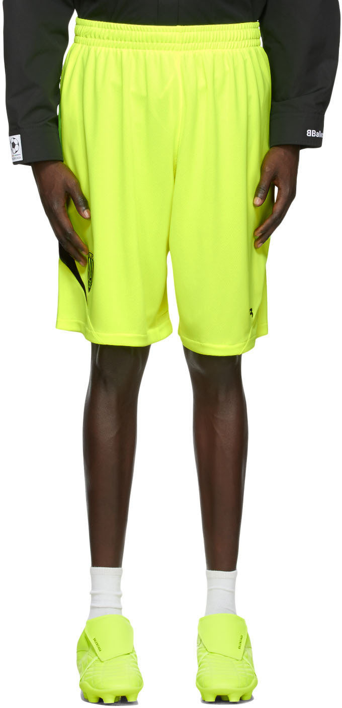 yellow nike soccer shorts
