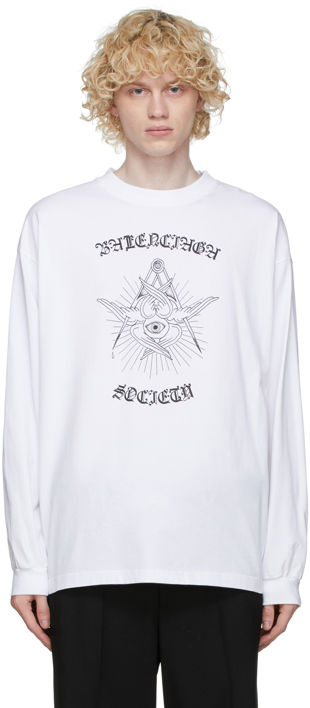 balenciaga long shirt