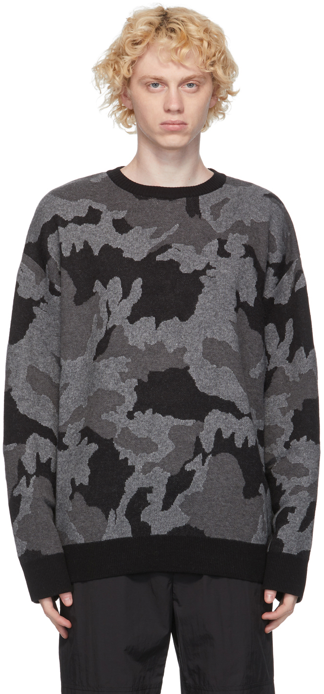 black camo sweater