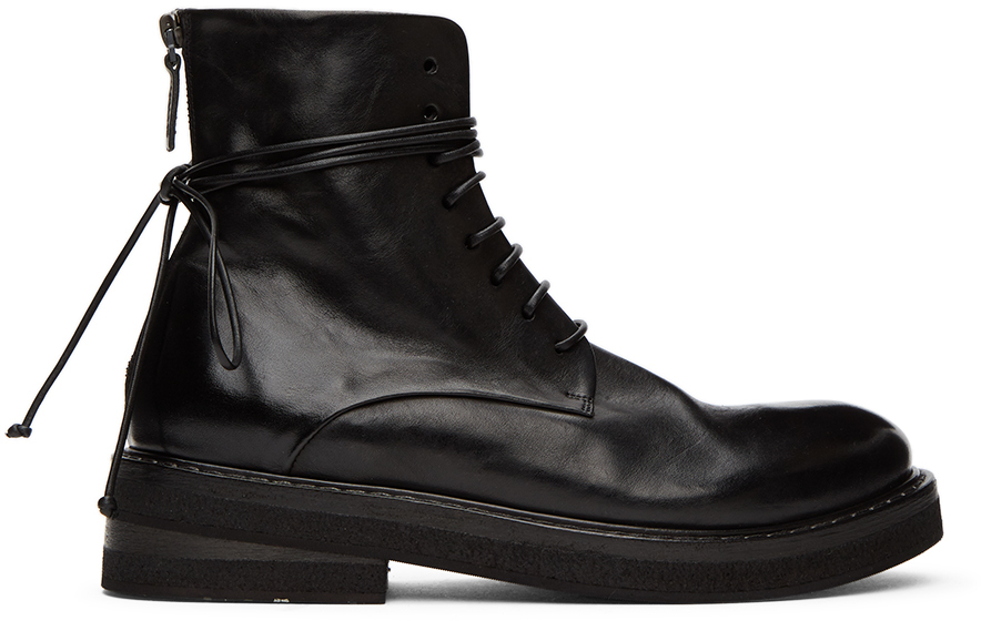 Marsèll: Black Parrucca Boots | SSENSE Canada