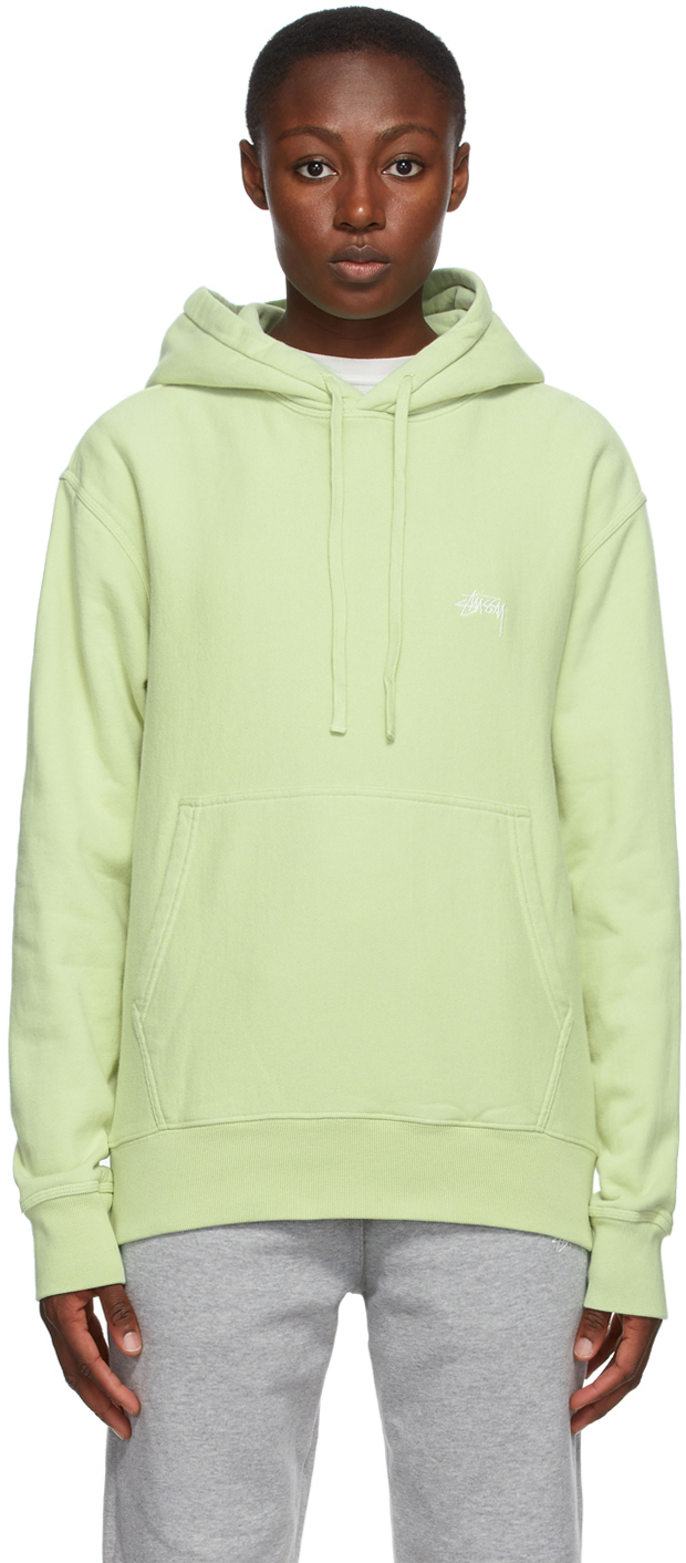 stussy hoodie green