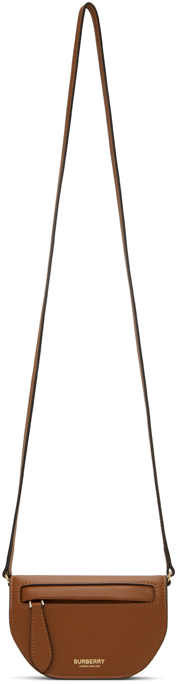 Burberry Brown Mini Olympia Messenger Bag 202376M170015