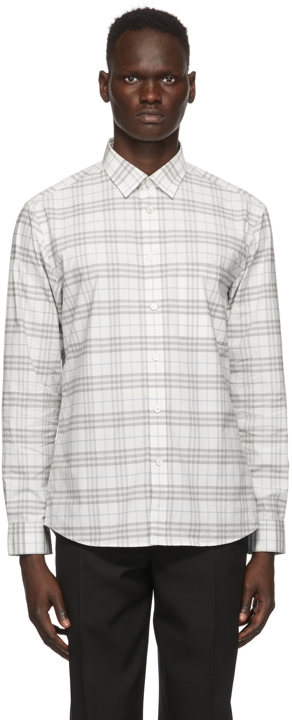 chemise burberry blanche