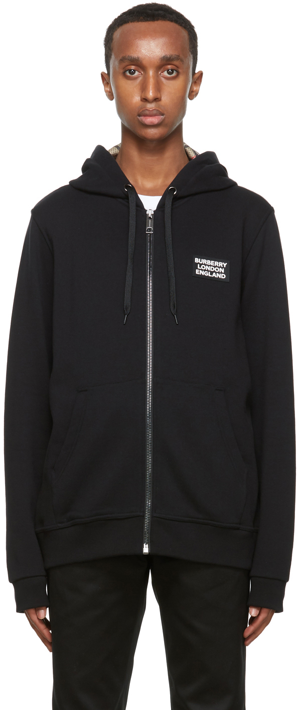 black burberry hoodie