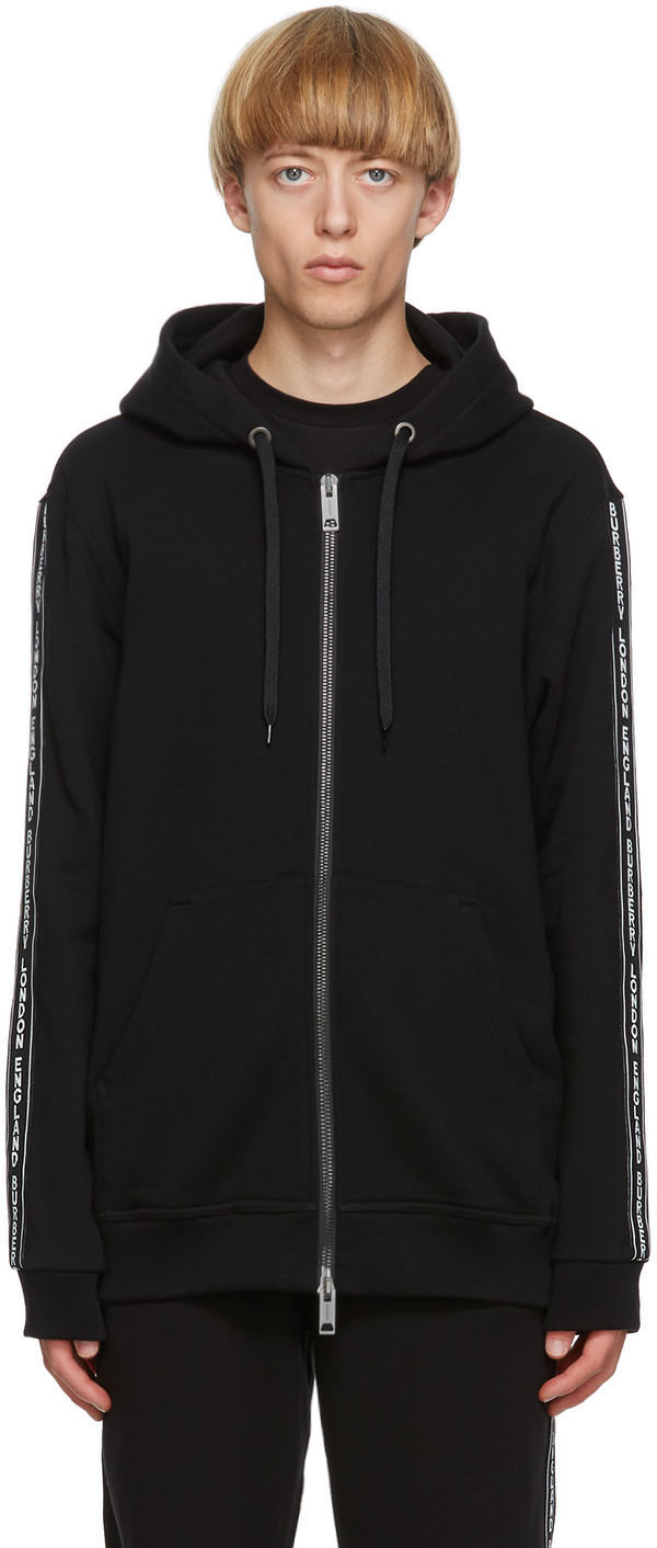 burberry zipper hoodie