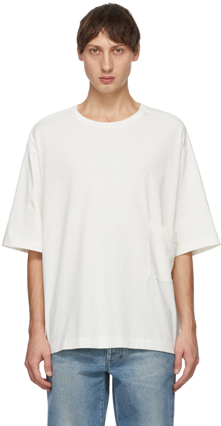 Tanaka: White Dry Cotton T-Shirt | SSENSE