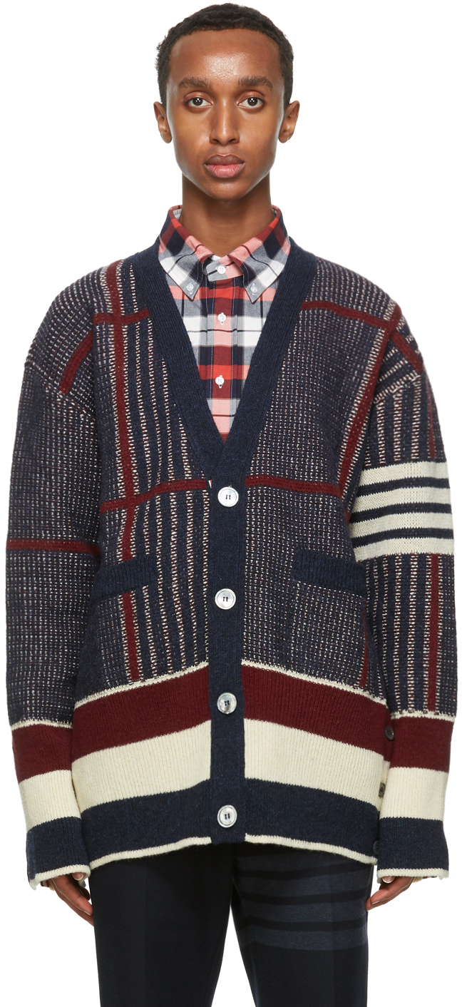 thom browne oversized cardigan