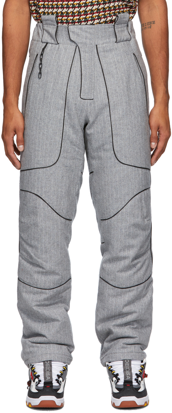 Grey Wool Hiking Trousers