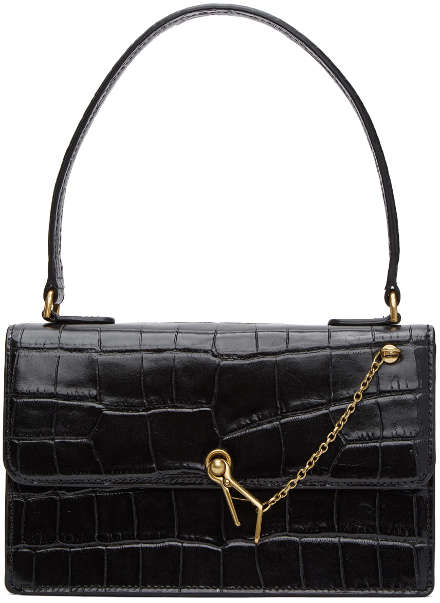 jackie crocodile shoulder bag