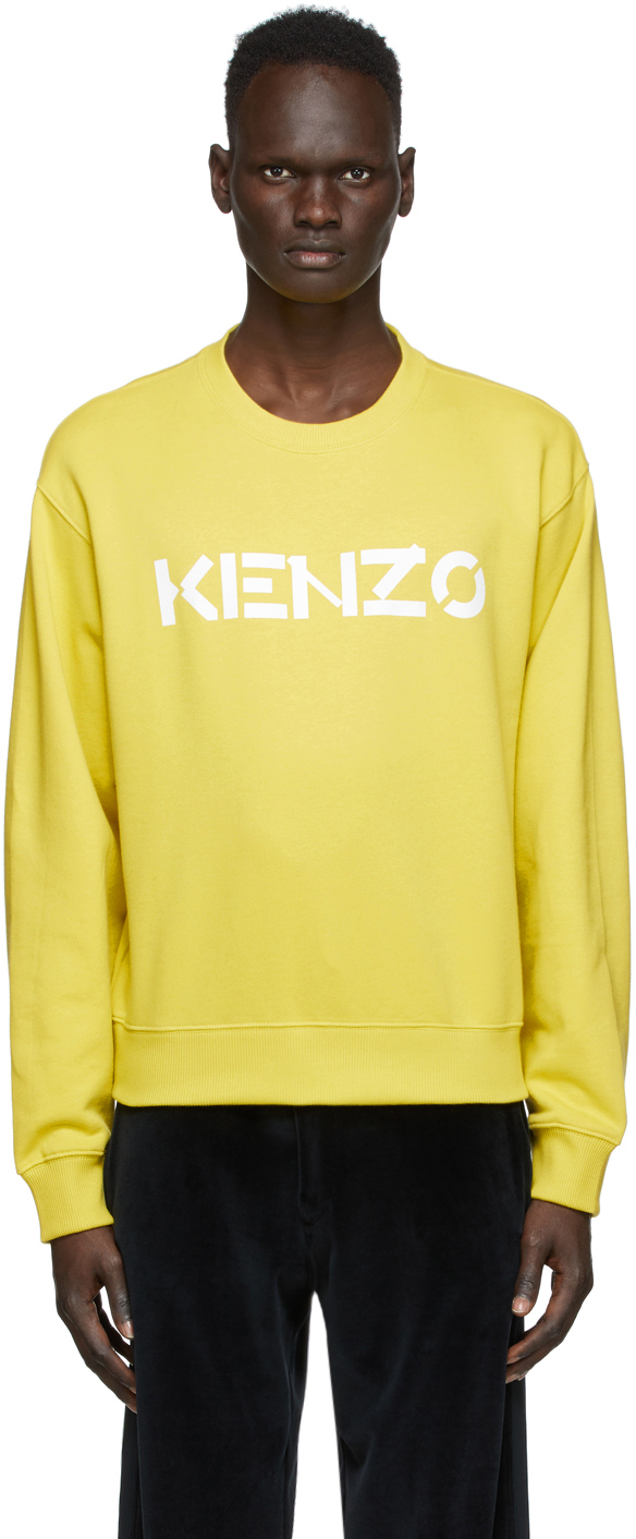 kenzo lime green sweatshirt