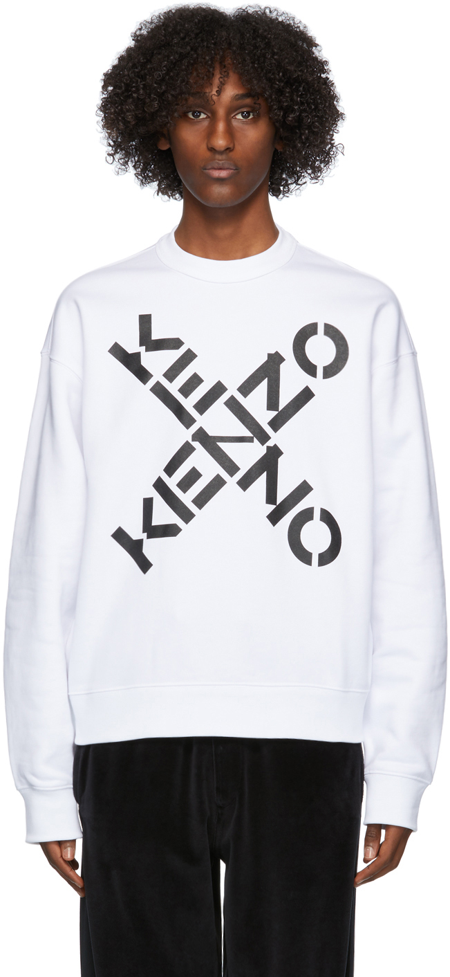 kenzo black and white sweatshirt