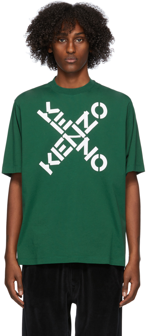 kenzo green t shirt