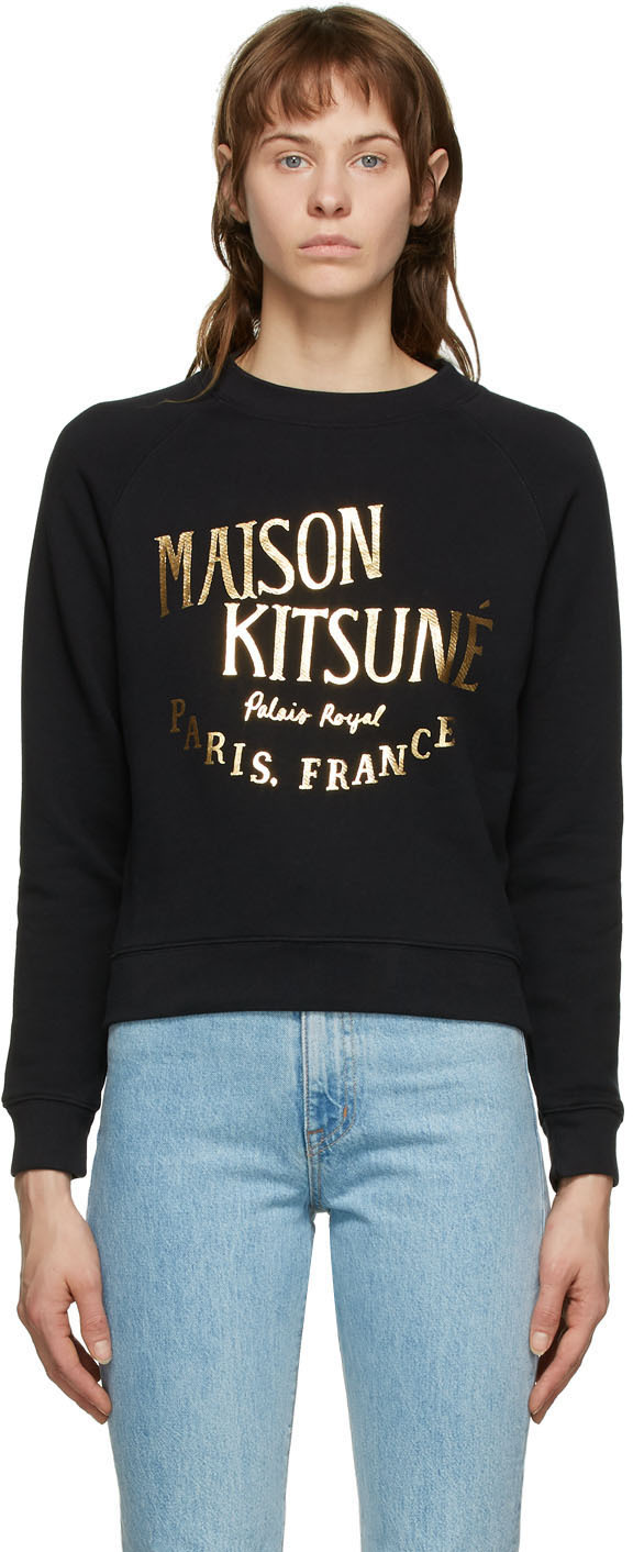 Black & Gold ‘Palais Royal’ Sweatshirt