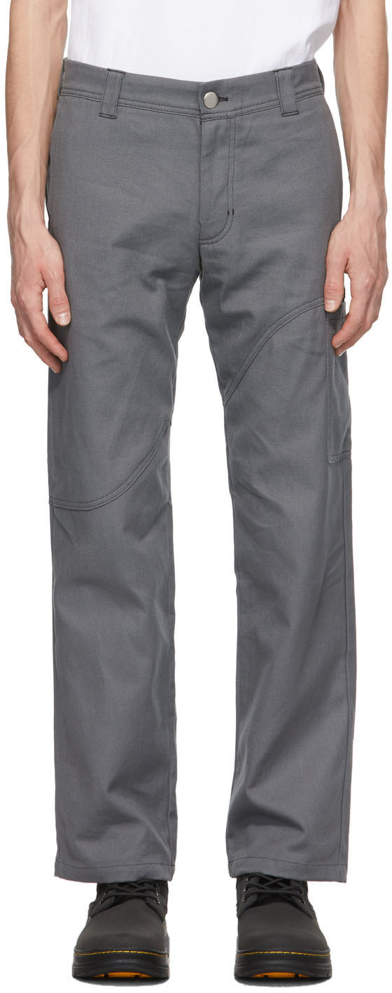 Grey Corp Cargo Pants by EDEN power corp on Sale