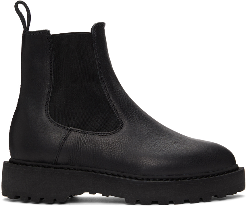 Diemme: Black Alberone Chelsea Boots | SSENSE