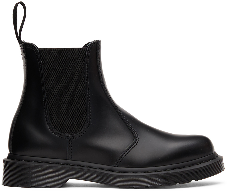 Black 2976 Mono Chelsea Boots by Dr 