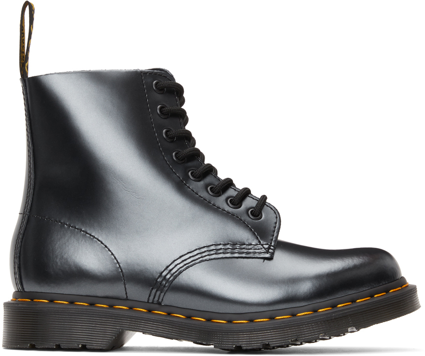 doc martens femme argentées