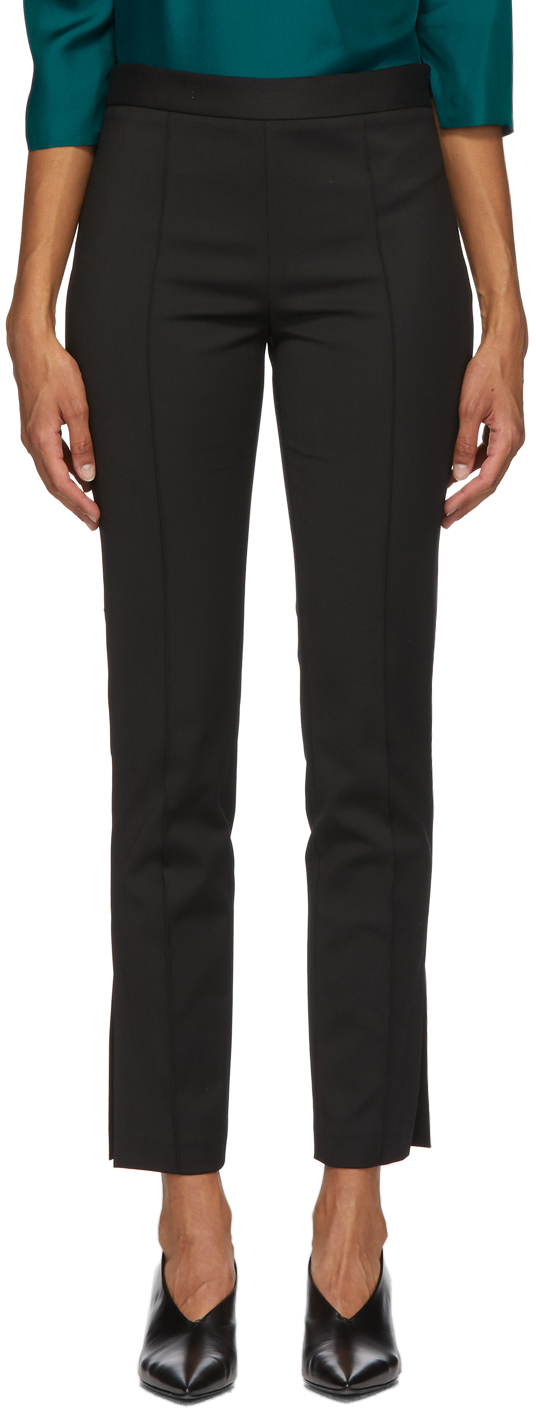 Partow Black Cotton Maurice Trousers
