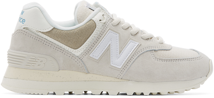 New Balance: Beige 574 Sneakers | SSENSE