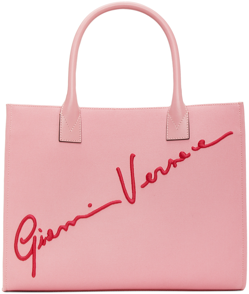 versace pink tote
