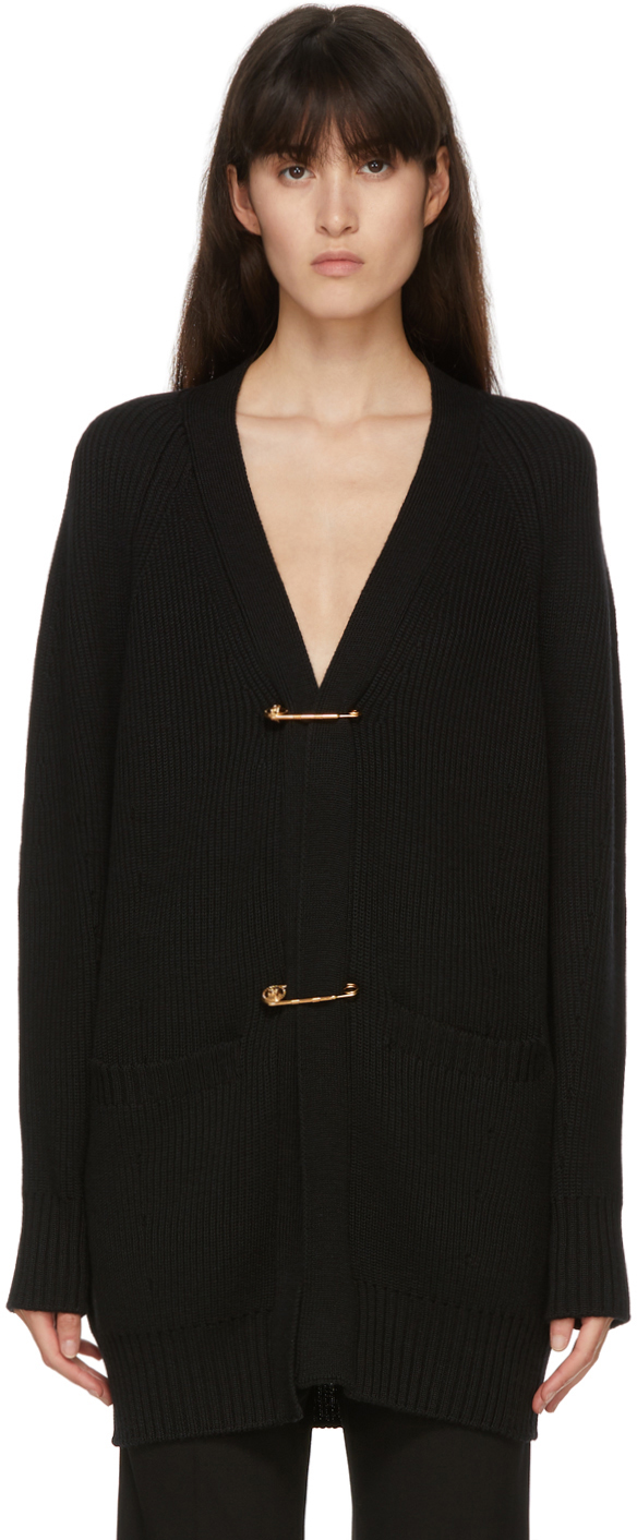 safety pin cardigan