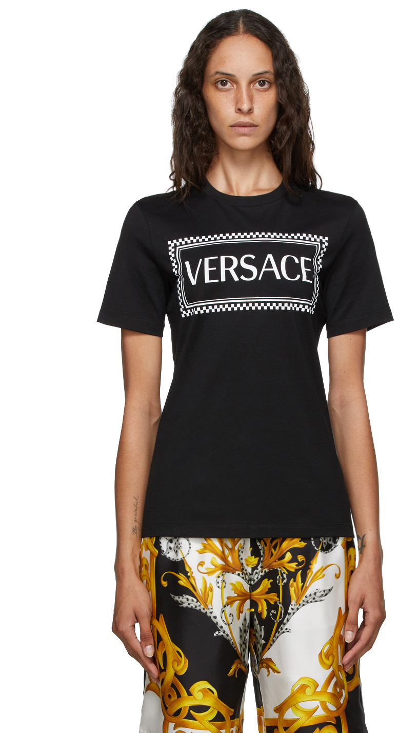 Buy > versace t shirt logo > in stock