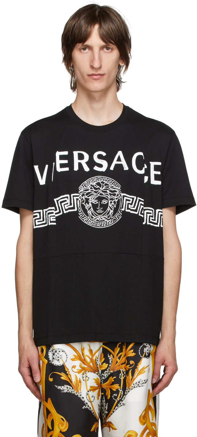 Versace: Black Medusa T-Shirt | SSENSE