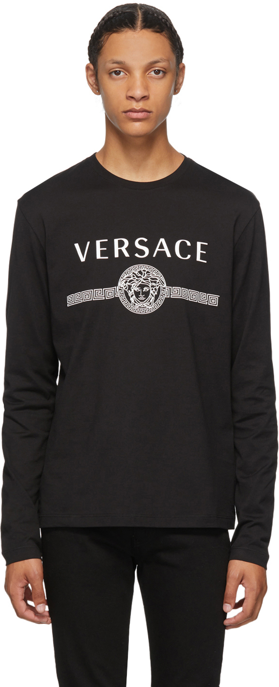 versace t shirt long sleeve