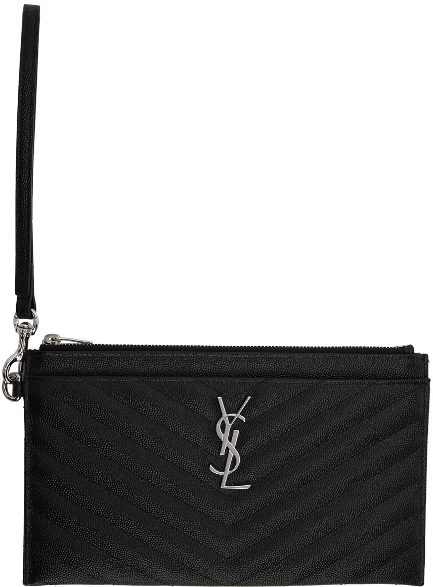 saint laurent black pouch