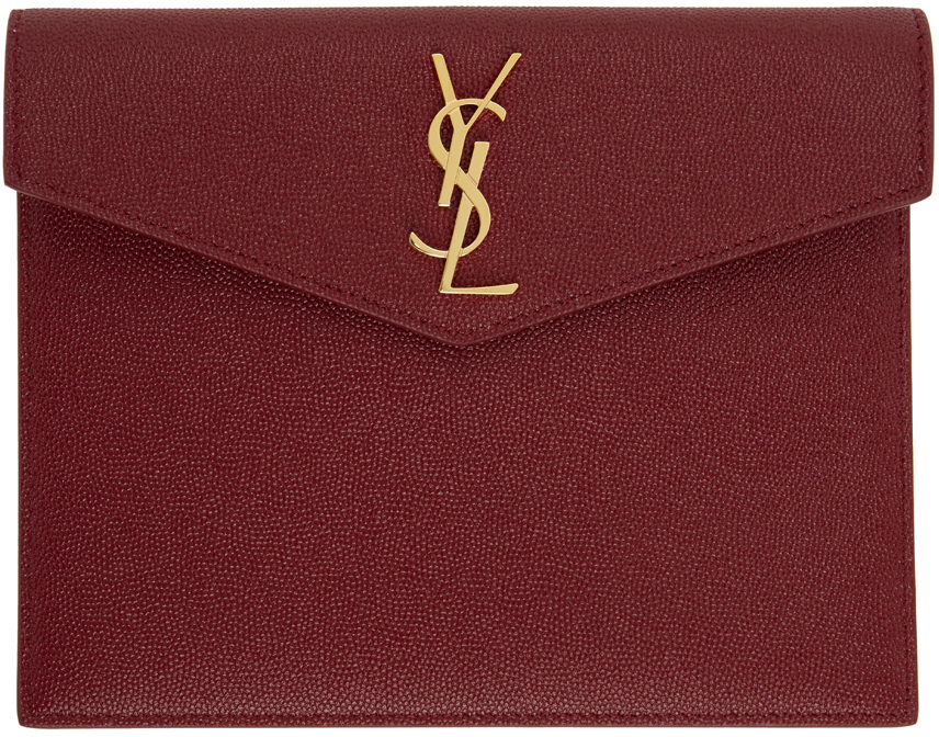 Saint Laurent Red Uptown Baby Pouch SSENSE Canada