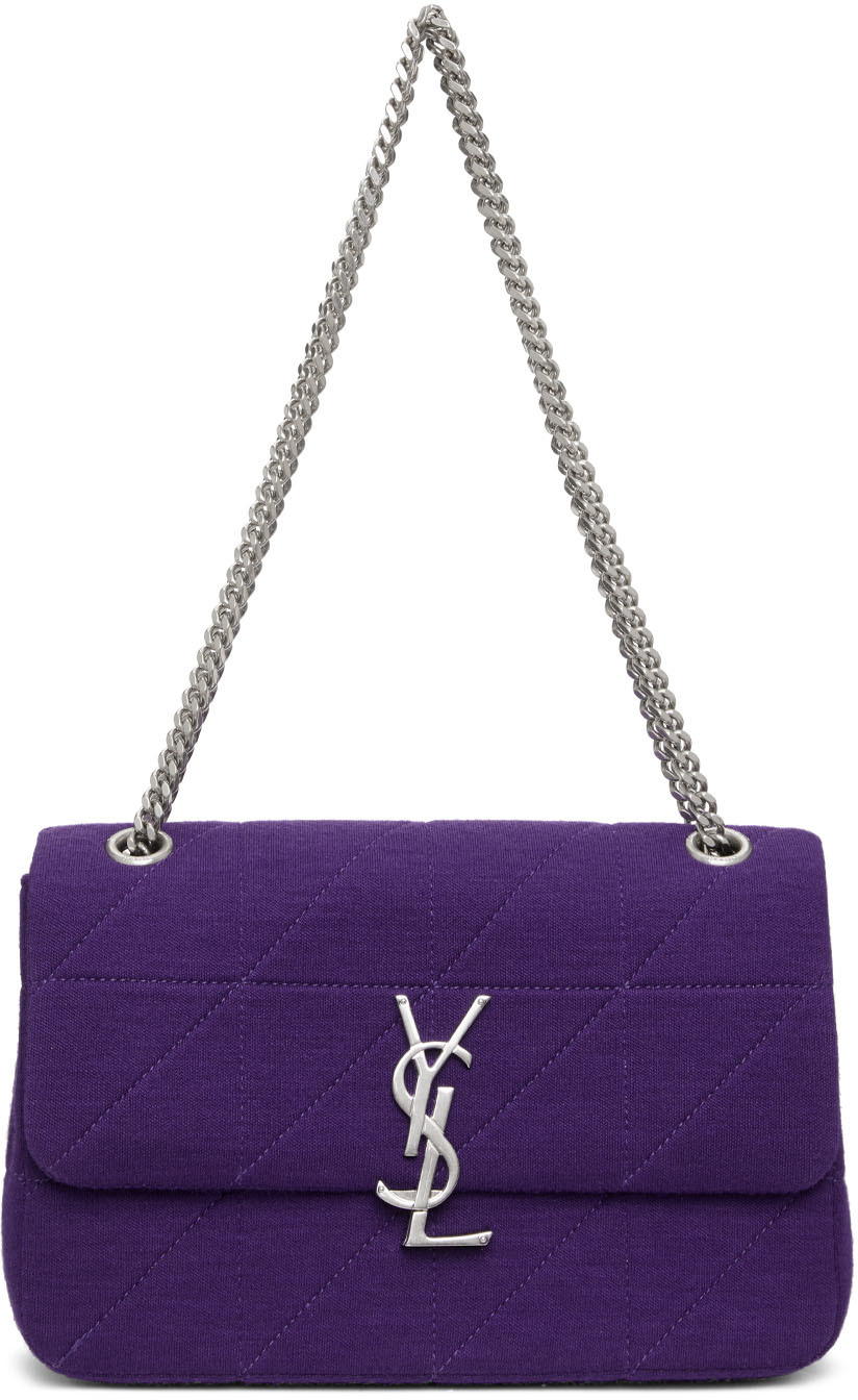 Purple ysl bag hotsell